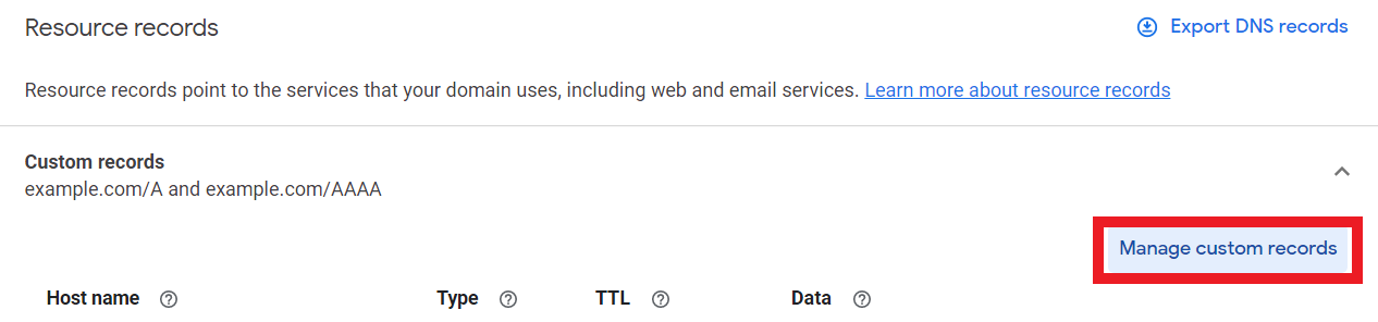 Manage Custom Records Manage Custom Records